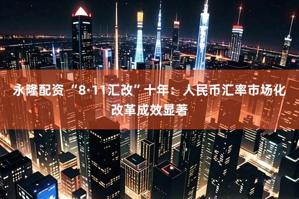 永隆配资 “8·11汇改”十年：人民币汇率市场化改革成效显著